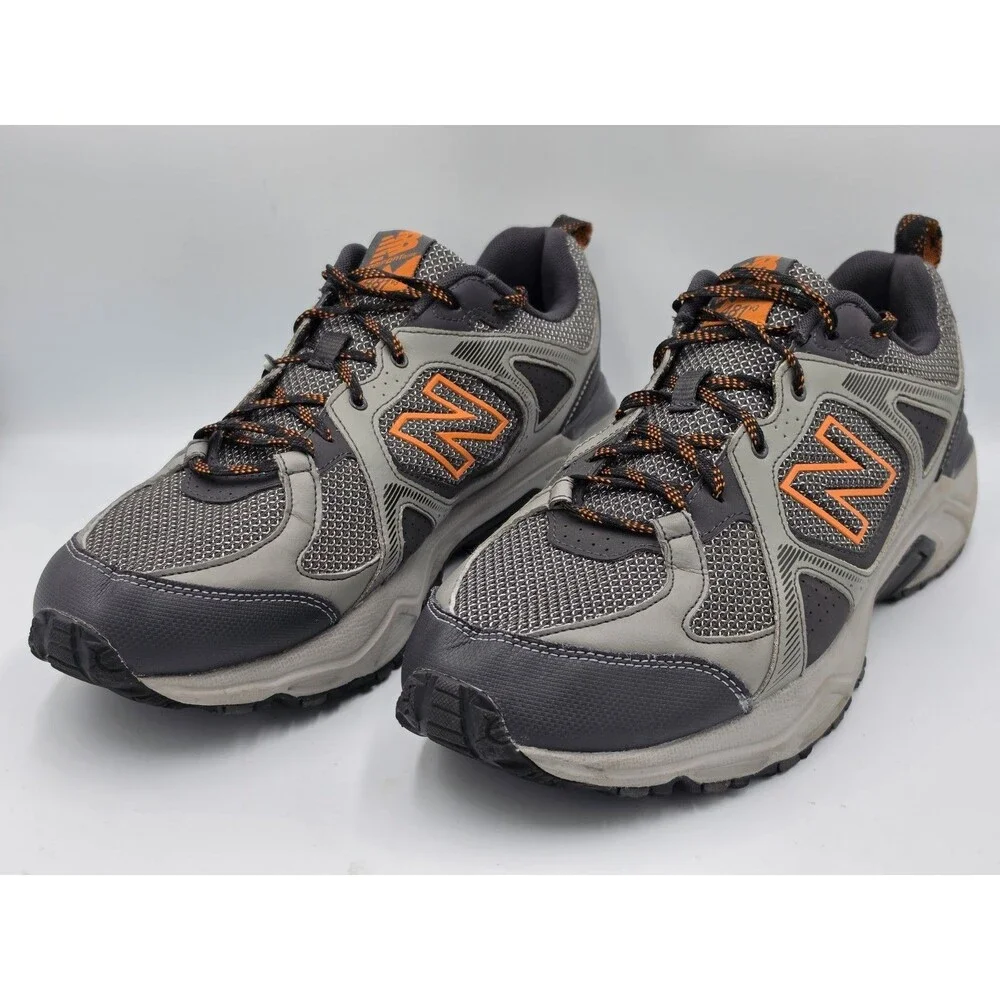 New Balance 481v3 All Terrain Shoes Mens Size 13 4E Wide Gray Orange Trail